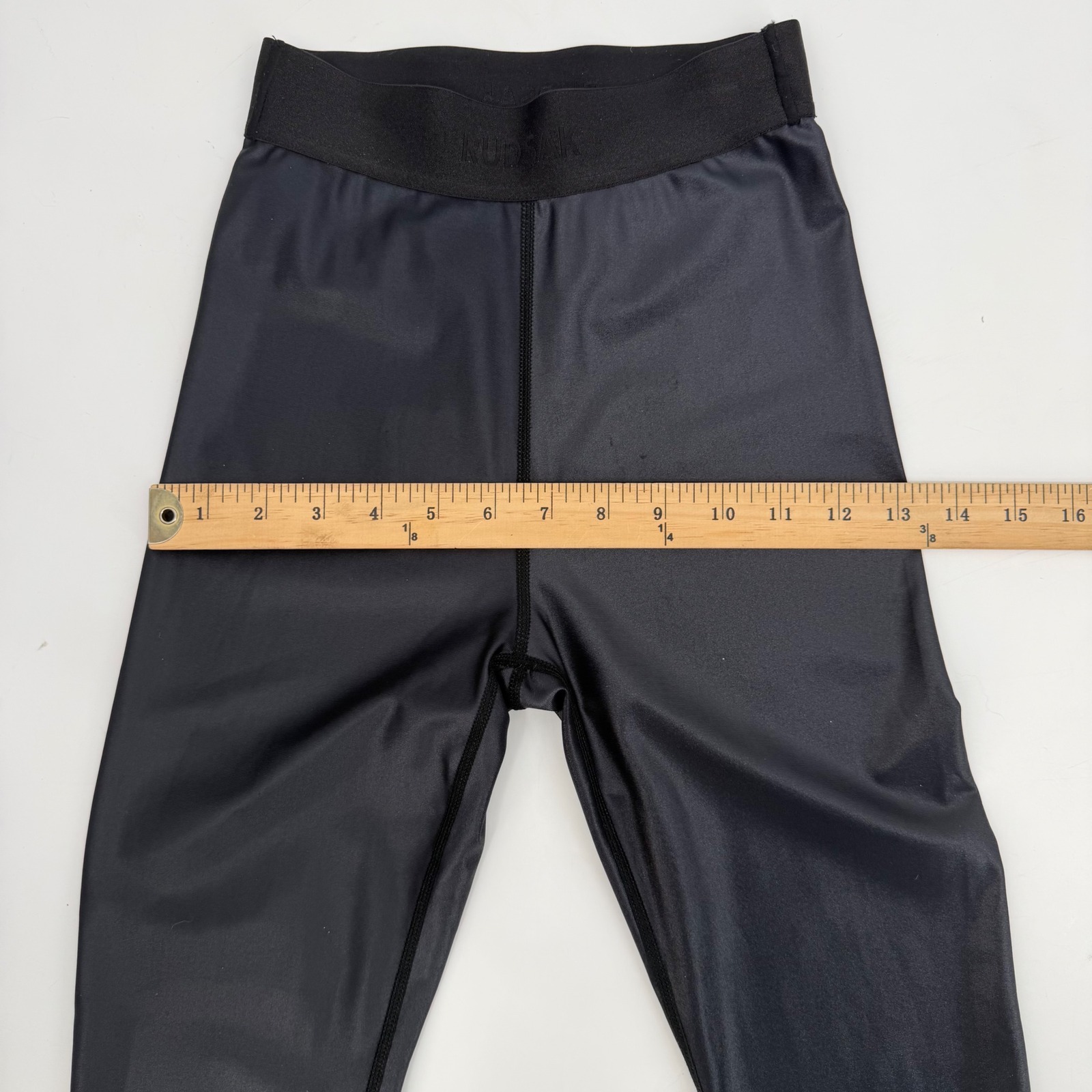 Rudsak Tali Leggings Women S Black Liquid Shine High Rise Athleisure Activewear — image 4 of 8